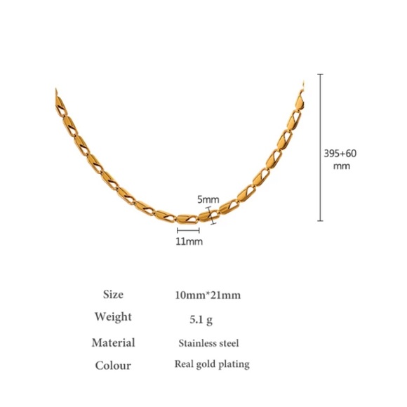 💛Gold plated chain necklace - Picture 3 of 6